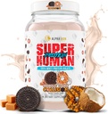 ALPHA LION Superhuman Whey Protein Powder, Great Tasting Pure Whey Protein Isolate, Low Carb, Low Sugar, No Bloat Post Workout, Muscle Recovery & Growth (28 Servings, Cookie Collision)