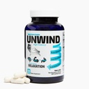 Unwind - 1885 Mgs Magnesium Per Serving, Advanced Relaxation Supplement, Max Strength Elemental Magnesium, Lemon Balm, Primavie Shilajit, Ginger - 120 Capsules - Made in USA