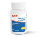 Rugby Vitamin B Complex with Vitamin C - Gluten-Free B Complex Vitamins for Energy, Metabolism, Nerve, and Immune Support, 130 Caplets