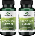 Swanson Green Tea Extract 500 Milligrams 60 Capsules (2 Pack)