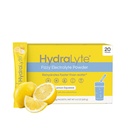 Hydralyte Electrolyte Powder Packets | Lemon Hydration Packets | Low Sugar Electrolyte Powder for Rehydration Solutions | Hydration Multiplier (8 oz Serving, 20 Count)