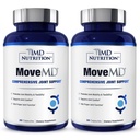 1MD Nutrition MoveMD - Joint Health Supplement - Doctor Formulated | with Collagen, Astaxanthin, and More | 30 Capsules (2-Pack)