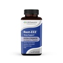 Rest-ZZZ Extra Strength - Sleep Support Supplement - Fall Asleep & Stay Asleep - Calms Nervous System - Naturally Ease Muscle Tension & Restlessness - Low Dose Melatonin GABA & Chamomile - 60 Capsules