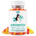 VITA Globe Prenatal Fish Oil Gummy Vitamins – 60 Count, Non-GMO Women’s Multivitamin with DHA, Folate, Vitamin D3, B12, Biotin & Iodine, Supports Healthy Fetal Growth, Brain & Immune Development