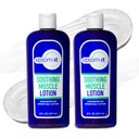 EPSOM-IT Soothing Muscle Lotion - Epsom Salt Magnesium Sulfate Cream Arnica for Muscle Stiffness, Topical Magnesium Lotion, Providing Comfort for Legs, Knee and Feet, 8.0 oz., 2-Pack