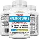 Nuturna Neuroturna Support Supplement with 600 mg Pure Alpha Lipoic Acid - Advanced ALA Formula for Feet Hands Fingers Legs - Ultra Potent 18 in 1 Natural Vitamins - 120 Capsules