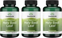 Swanson Holy Basil Leaf (Tulsi) - (120 Capsules, 800mg Per Serving) 3 Pack