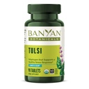 Banyan Botanicals Organic Tulsi (Holy Basil) – Respiratory & Immune Support Supplement – Antioxidant Adaptogen for Lung Health & Systemic Vitality – 90 Tablets – USDA Organic