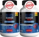 Gluco Guardian Max Advanced Wellness Support Capsules – Vitamin, Mineral, and Herbal Supplement with Magnesium, Vitamin C, Zinc, and Banaba Leaf – Non-GMO, Gluten-Free – 120 Capsules (2)